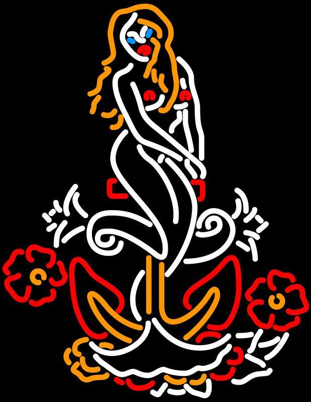 Tattoo Mermaid Neon Sign